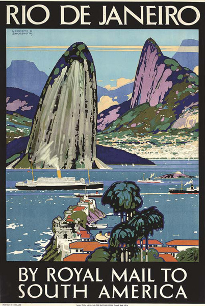 Today in History: Rio de Janeiro founded in 1565 | Vintage Poster Spotlight