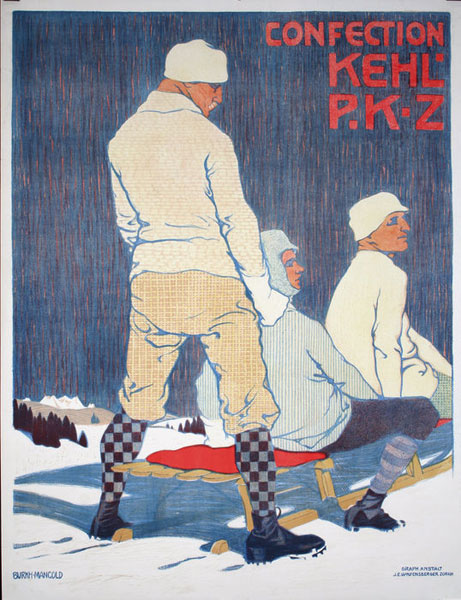 Burkhard Mangold PKZ poster, 1909