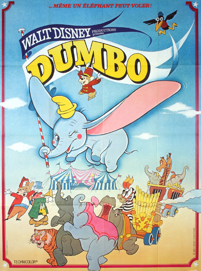 Dumbo poster, 1970s
