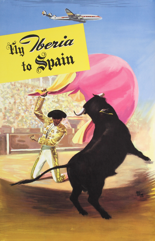 Fly Iberia To Spain, 1950s