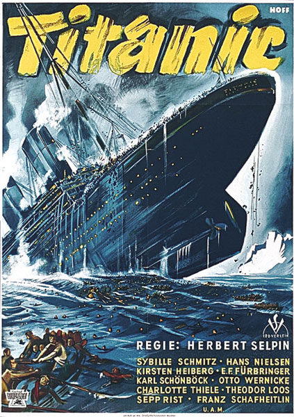 Titanic poster from 1959