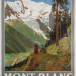 Mont Blanc - Chamonix, Ca. 1910