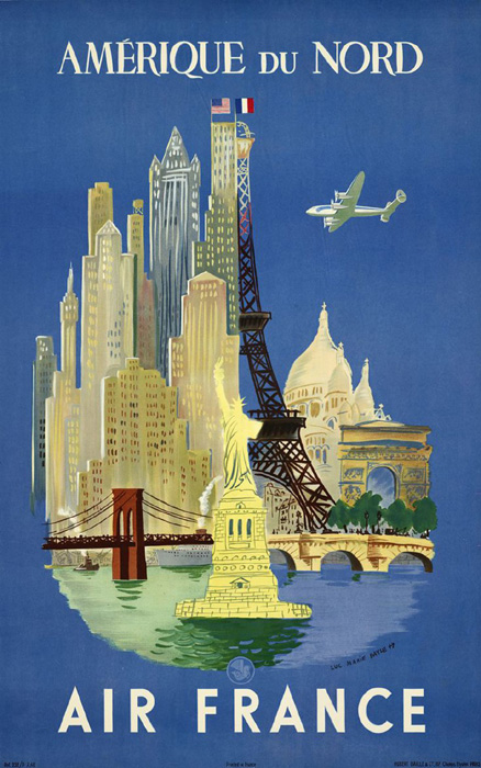 Air France, North America, 1947