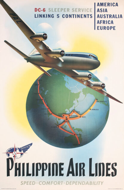 Philippine Air Lines, ca. 1950