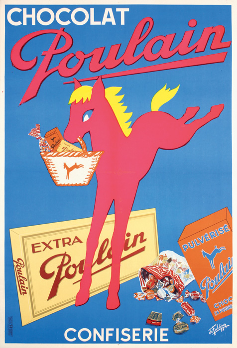 Chocolat Poulain 1955