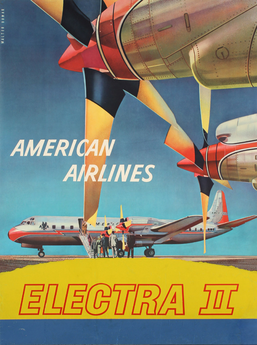 AA Electra II poster, ca. 1959