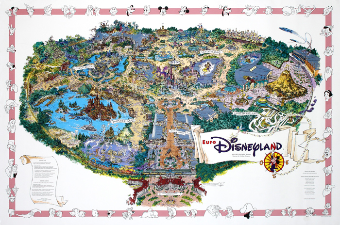 Disneyland poster, 1992