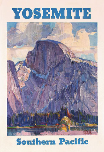 Yosemite poster for Southern Pacific, 1930s