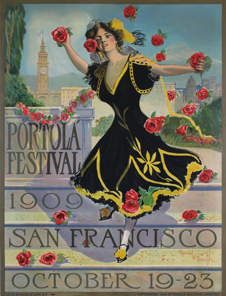 San Francisco Portola Festival poster, 1909