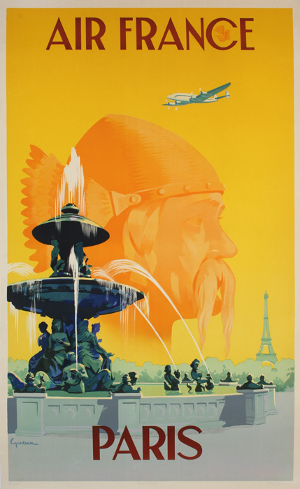 Air France Paris poster from 1951