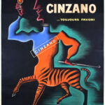 Jean Carlu Cinzano poster, 1950