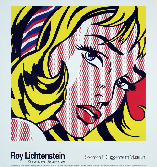 Roy Lichtenstein poster, 1993
