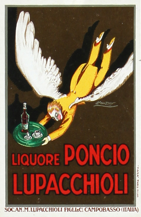 Achille Mauzan, Liquore Poncio advertisement, 1920s