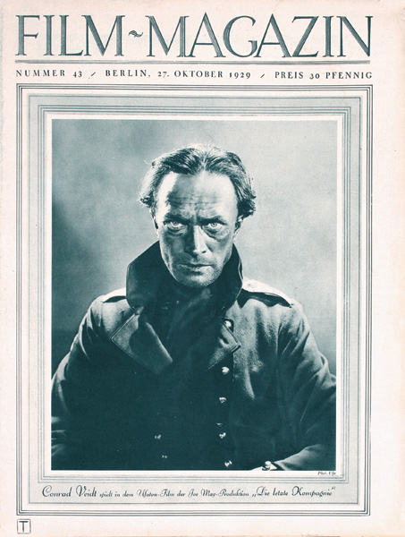 Film, Conrad Veidt, 1929