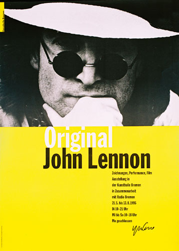 John Lennon, poster, 1995