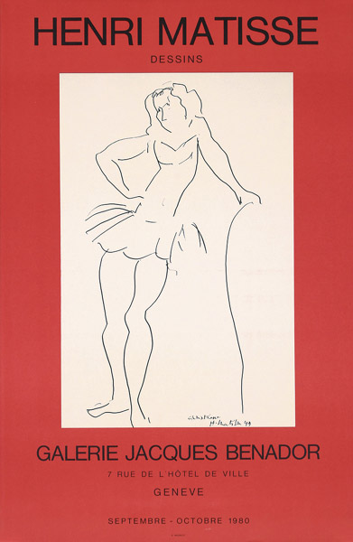 Henri Matisse poster, 1980