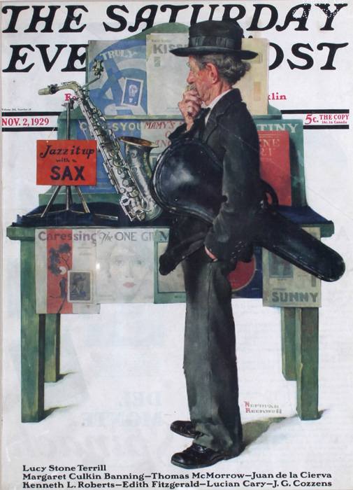 Saxophone Saturday Evening Post, 1929