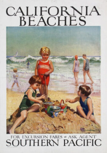 Southern Pacific - California Beaches, 1927