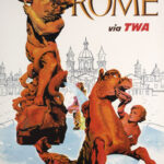 TWA Rome poster, 1950s