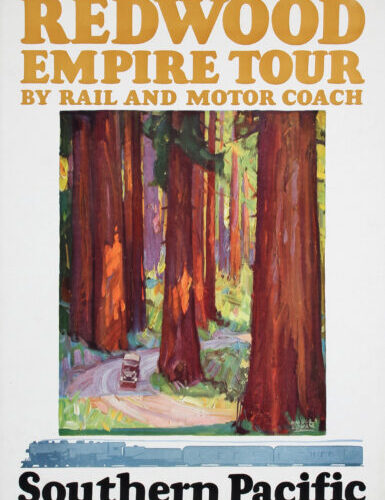 Southern Pacific - Redwood Empire Tour By Maurice Logan, 1933