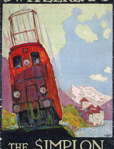 The Simplon Electric Railway By Daniele Buzzi, 1925