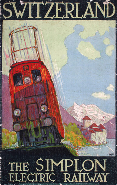 The Simplon Electric Railway by Daniele Buzzi, 1925