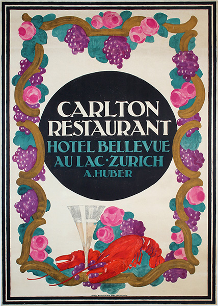 Carlton Restaurant, 1915, Lobster