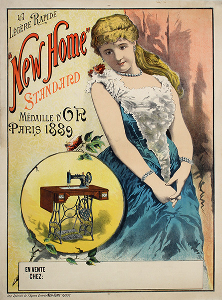 Sewing machine, ca. 1890