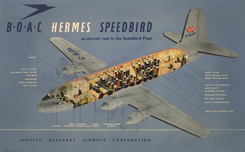 BOAC Speedbird, ca. 1950