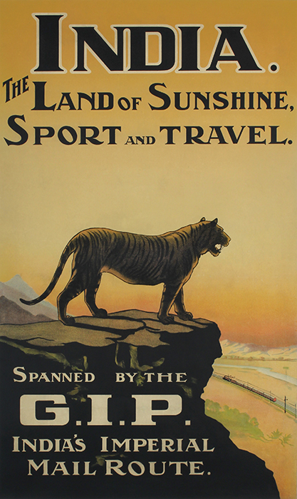 India Travel, Tiger, 1910s