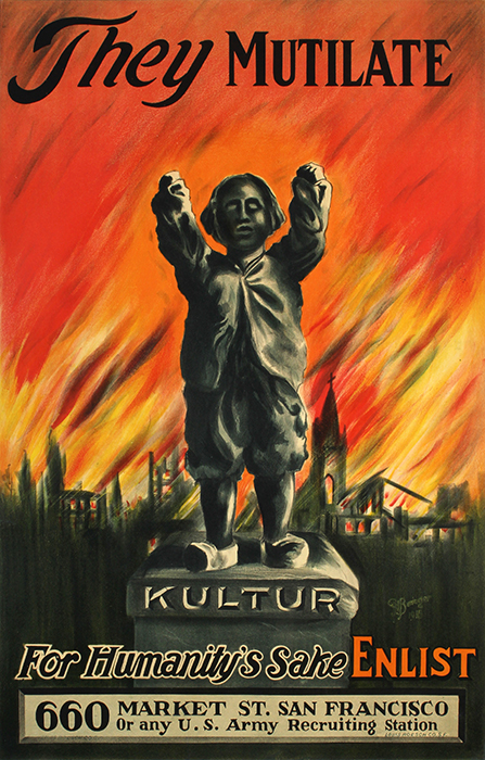 World War I, They Mutilate, 1918