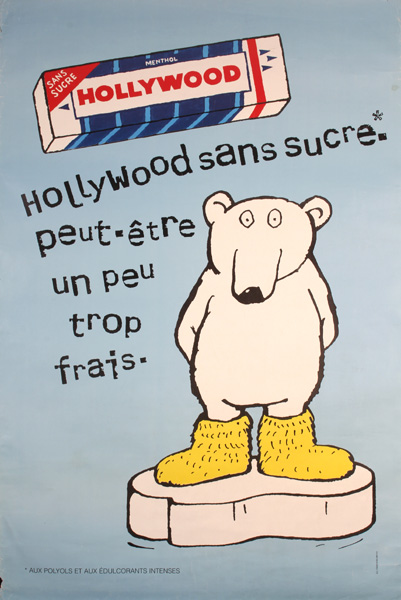 Hollywood Gum, Polar Bear, ca. 1970s