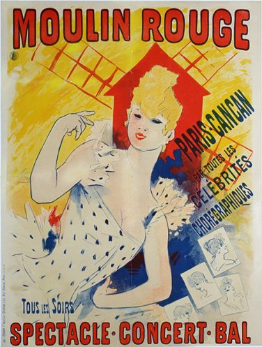 Jules Cheret, Moulin Rouge, 1890